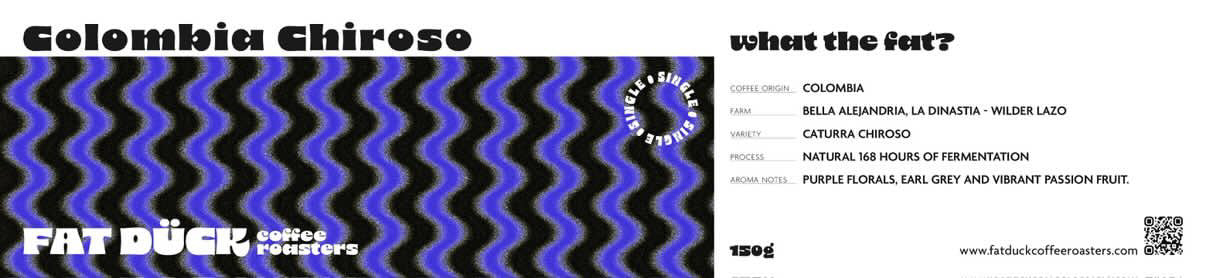 Kolumbia Chiroso natural 150g