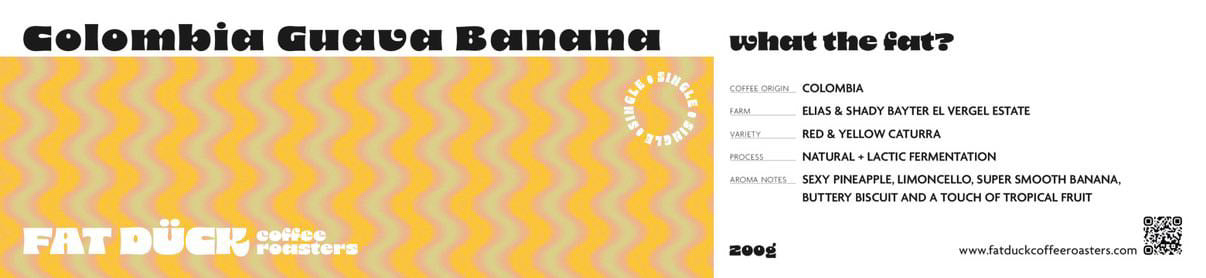 Kolumbia Guava Banana Lactic Fermentation 200g